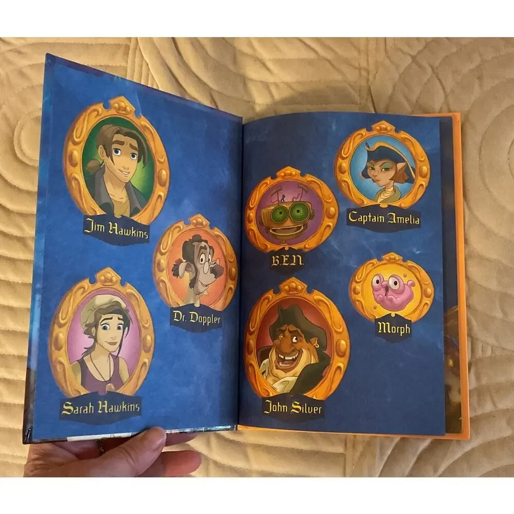 Disney Treasure Planet 2002 VTG Wonderful World of Reading Hardcover Book